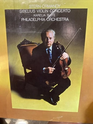 Sibelius / Stern / Ormandy VIOLIN CONCERTO / KARELIA SUITE (Columbia) 1970 LP - Image 1 of 2