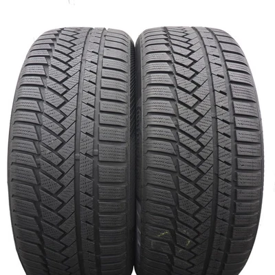 225 45 19 2X CONTINENTAL 225/45 R19 96V XL Ts850P Pneus D'Hiver 2019 7,5Mm - Photo 1/4