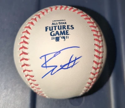 Bobby Witt Jr. Подписанная официальная игра Rawlings 2021 Futures бейсбол Royals PSA - Изображение 1 из 2