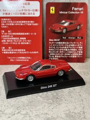 1/64 Kyosho Ferrari Collection7 Dino 246GT rojo diecast SIN CAJA Foto 1 de 4