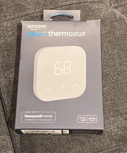 Amazon Smart Thermostat with C-Wire Or Adapter Kit - White - Picture 1 of 5