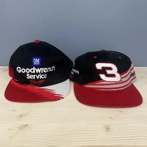 (2) Dale Earnhardt Vintage SnapBack Mütze Goodwrench Service GM Chase *LESEN - Bild 1 von 17