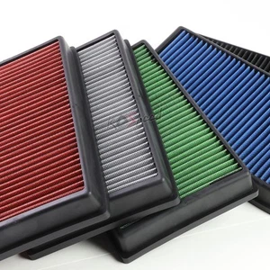 Filtro de aire negro panel de caída de alto flujo para motor Mitsubishi L200/Triton 06-15 - Imagen 1 de 6