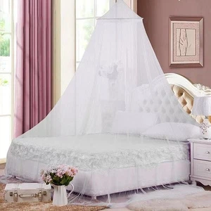 Bed Canopy Mosquito Net, Bed Canopy for Girls Room Decor - Insect Protection ... - Picture 1 of 6