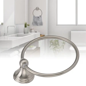 (893 Brushed)Towel Ring Stainless Steel Hand Towel Holder WallMounted Towel - Picture 1 of 22