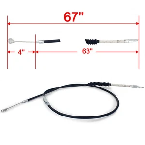 67" Clutch Cable for Touring Road King Street Bob RoadGlide WideGlide Night Rod - Picture 1 of 6