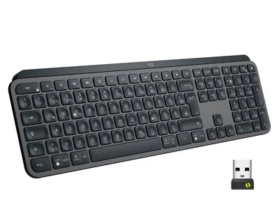 Logitech MX Keys Bluetooth QWERTZ Tastatur Business Graphit Wireless beleuchtet - Bild 1 von 3