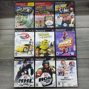 Lot Of 9 Sony PS2 Games Bundle - TESTED! Most Complete - Picture 1 of 3