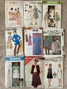 Vintage Sewing Patterns all Original from the Fab! 1960's 70's 80's - Picture 1 of 19