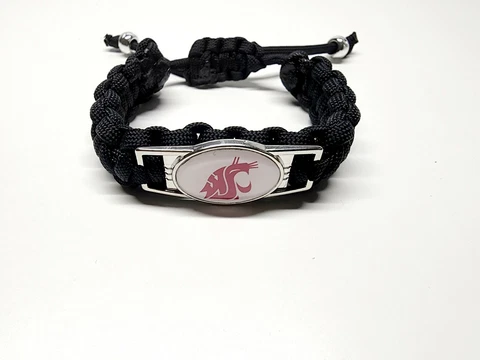 Washington State Cougars Adjustable Charm Bracelet Fan Apparel & Souvenir NCAA Cover