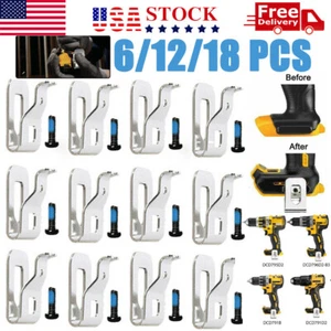 6 PCS For DEWALT 20V Drill Driver N268241 N169778 N086039 Tools Belt Clip Hook - Picture 1 of 13