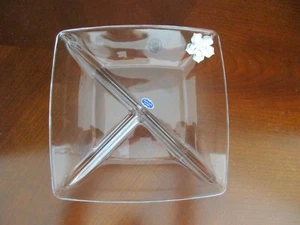 Neu Cristalleria Acampora 25. Hochzeitstag Handarbeit Kristallschale Neu im Karton - Bild 1 von 9