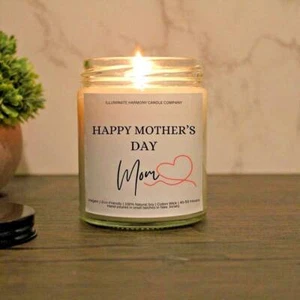 Happy Mother's Day Mom Candle | Special Mom Gift | Scented Love And - Picture 1 of 5
