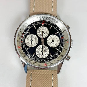 Breitling 1461 Navitimer Limited Black Watch A38022 Perpetual Calendar - Picture 1 of 20