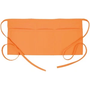 Delantal para servidor de cintura Mango 3 bolsillos poli/algodón 11"" L x 23"" telas de fama F9 - Imagen 1 de 3