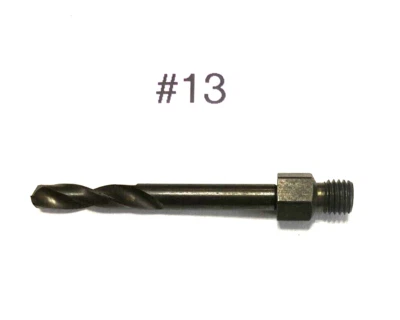 Threaded Drill Bit 1/4-28 Aircraft Tools #13 New USA Made Long - Image 1 of 3
