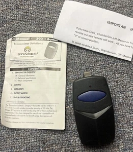 Transmisor de un botón Stinger 2 390MHZ abridor de puerta/garaje - Imagen 1 de 2