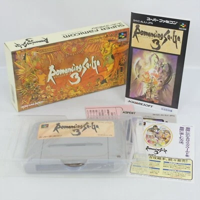 ROMANCING SA GA III 3 saga Super Famicom Nintendo 1246 sf - Image 1 of 4