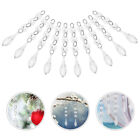 20 pièces pendentif perles octogonal lustre larme cristal
