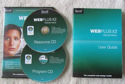 Serif WebPlus X2 Website Design Double CD ROM with User Guide - Image 1 of 4