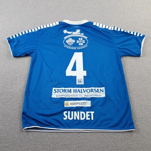 Norway Mens Handball Shirt Blue Sundet #4 T-Shirt Norwegian Team Top Jersey - Picture 1 of 12