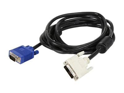 DVI-A auf VGA Adapter Kabel 2.0m AWM shielded cable E1011344  - Bild 1 von 3
