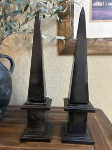Black Marble Obelisk - Picture 1 of 9