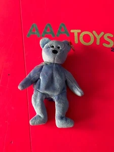 TY Beanie Baby - CLUBBY 2 the Platinum Bear (8.5 inch) - Picture 1 of 2