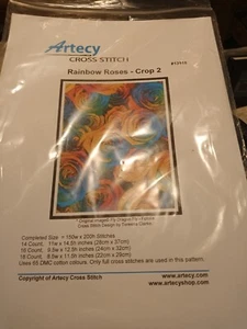 artecy Kreuzstich Regenbogen Rosen nur Tabelle  - Bild 1 von 3