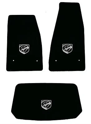 Lloyd Mats LUXE 3 件套垫子 2013 - 2017 道奇 SRT Viper * 银色和黑色标志* — 第 1/4 张图片