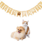 Girlande Buchstaben Haustier Hund Party Dekoration Leinen Hund Fu&#223;abdr&#252;cke
