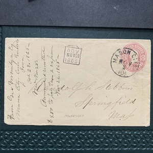 62903 CIVIL WAR 1865 MASON CITY Cerro Gordo County IOWA Cover RANDOLPH STEBBINS - Picture 1 of 4