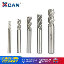 HSS End Mill Kit 4 Flute 4-12mm Slot Drill CNC Milling Cutter For Metal UK STOCK