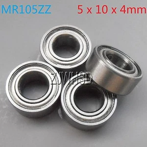 4pcs MR105zz Sealed Bearing 5 x 10 x 4 mm for TAMIYA TRAXXAS ALIGN RC Hobby DIY - Picture 1 of 1