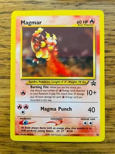 Magmar Nr. 44 WOTC schwarzer Stern Promo Pokémonkarte! SCHNELL & KOSTENLOS P&P! - Bild 1 von 61
