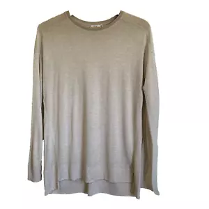 Vince Womens Beige Knit Crew Neck Long Sleeve Pullover Sweater Top Size Small - Picture 1 of 10