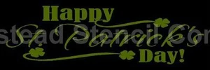 ~ARTIKEL #5396 A~ Primitive Schablone ~ HAPPY ST PATRICKS DAY - Bild 1 von 1