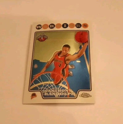 2008-09 Topps Chrome Anthony Randolph RC Golden State Warriors  - Image 1 of 2