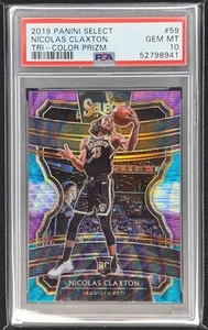 Nic Claxton - Select - Concourse - Tri-Color - 2019/20 RC Rookie PSA 10 - Picture 1 of 2