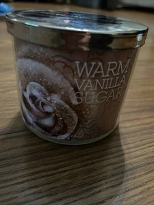 NEU Bath & Body Works 3-Docht-Kerze warmer Vanillezucker 14,5 Oz. Org. Duftformel - Bild 1 von 4
