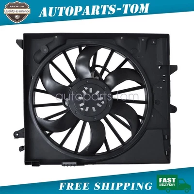 Fits 09-2010 Jaguar XF 07-2009 XKR C2P16825 Engine Radiator Cooling Fan Assembly - Image 1 of 4