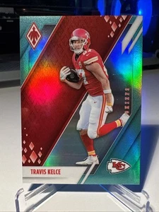 2021 Panini Phoenix Travis Kelce #59 Teal 090/150 Kansas City Chiefs - Picture 1 of 5