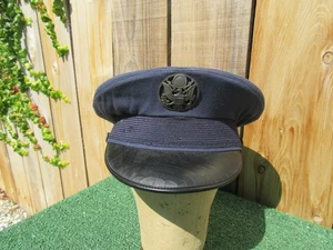 Cappello berretto tropicale blu vintage United States Air Force 7 3/4 - Foto 1 di 14