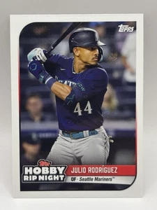2024 Topps Hobby Rip Night Julio Rodriguez #5 Mariners NM - Picture 1 of 2