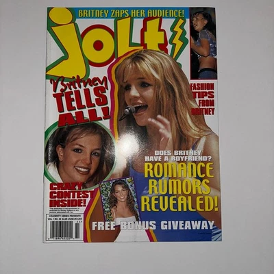 Celebrity Series Presents Jolt Britney Spears Magazine Vol 1 No 33 RARE 1999 Foto 1 de 4