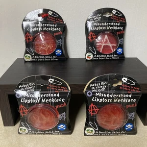 (4) Misunderstood lipgloss necklace punk 2003 New Old Stock - Picture 1 of 10