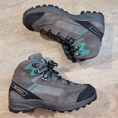 Scarpa Kailash GTX Bota de Senderismo Zapato Vibram Mujer Talla 6.5 Gris Usado en Excelente Condición Foto 1 de 4