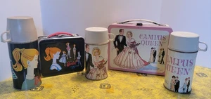 Vintage '67 CAMPUS QUEEN Lunchbox Mixed Barbie Lot. Please See Photos & Details - Picture 1 of 24