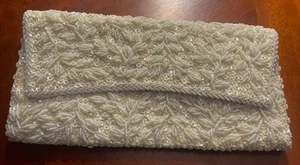 Vtg La Regale Ltd. Evening Wear Beaded Clutch. Made In Hong Kong. Clean! - Picture 1 of 4