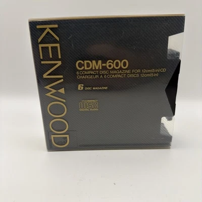 Cargador de disco compacto Kenwood CDM-600 genuino tiene capacidad para 6 discos - usado Foto 1 de 4
